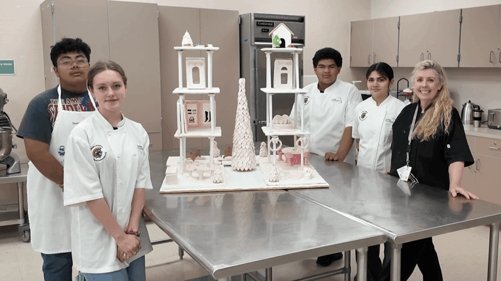 Edible Barbie Dreamhouse built by Lake Worth High students raises thousands