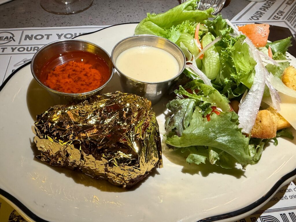 Cleveland restaurant wraps steaks in edible gold leaf
