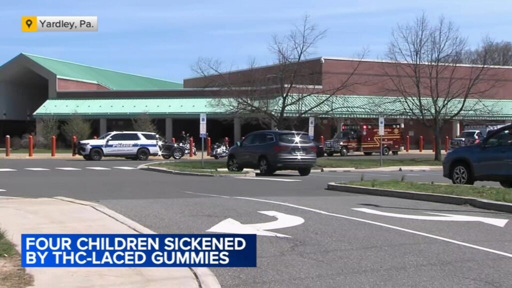 4 Bucks County middle school students sickened after ingesting THC gummies