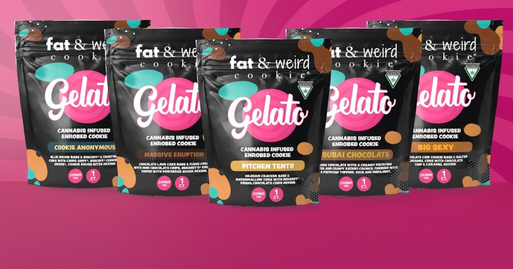 Gelato Canna Teams with Fat & Weird Cookies for Unique THC Edibles