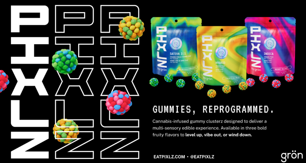 Grön Debuts New PIXLZ Cannabis-Infused Edibles