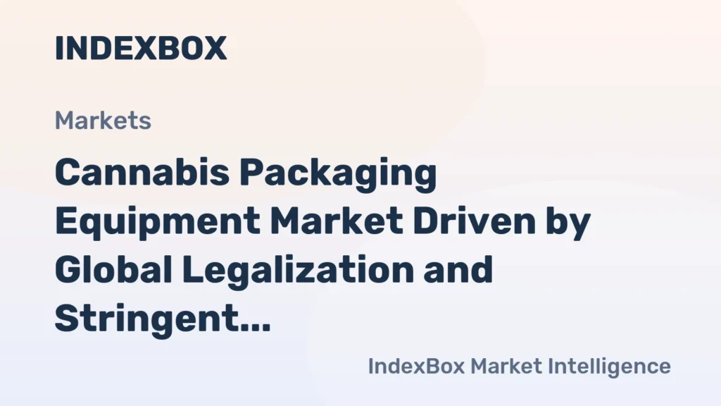 Cannabis Packaging Equipment Market Driven by Global Legalization and Stringent Child-Resistant Mandates to 2035