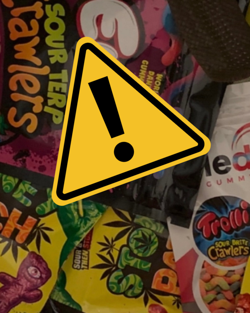 New York Cannabis Safety For Halloween. Edibles Look Like Candy. Locked Storage Keeps Kids And Pets Protected