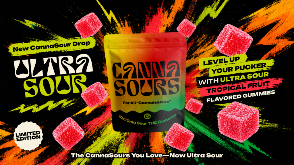 CannaSours Ultra Sour Fruit Punch THC Gummies Launch at nuEra Illinois Dispensaries