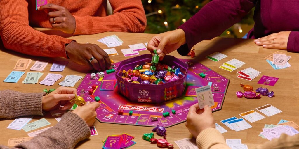 Quality Street has given Monopoly an edible Christmas makeover – and it’s set to be 2026’s must-have gift